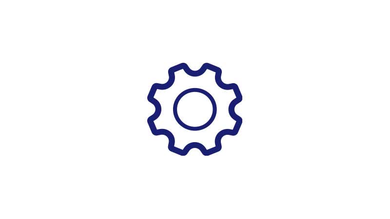 An illustration of a gear.