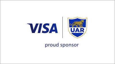 Logo compuesto de Visa y Unión Argentina de Rugby