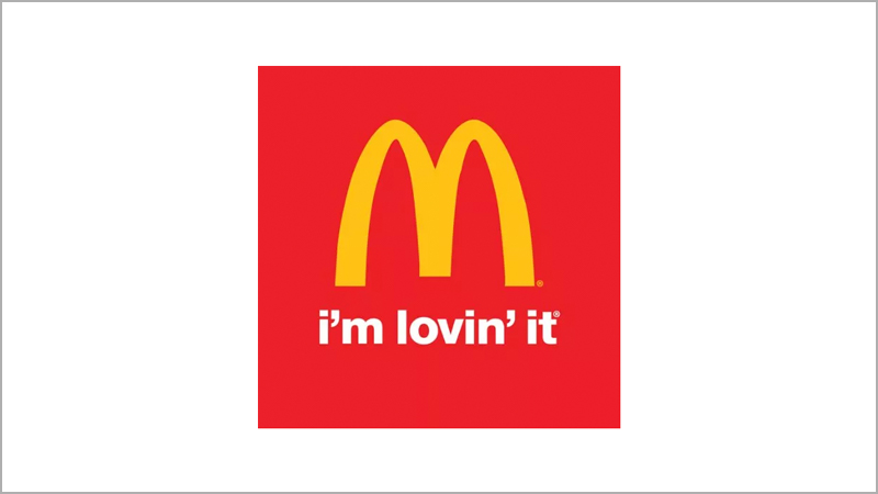 Logo de McDonald's sobre fondo blanco