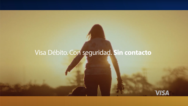 Captura de video de Visa Débito