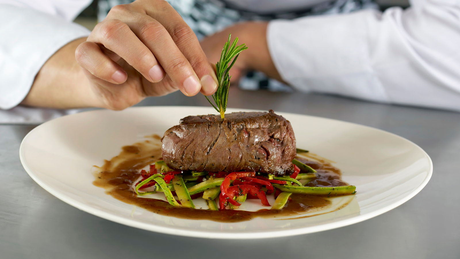 plato de comida gourmet