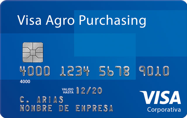 Tarjeta Visa Agro Purchasing