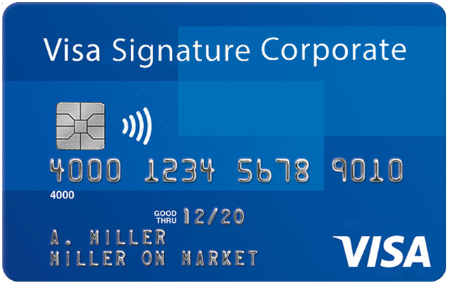 Tarjeta Visa Signature Corporate
