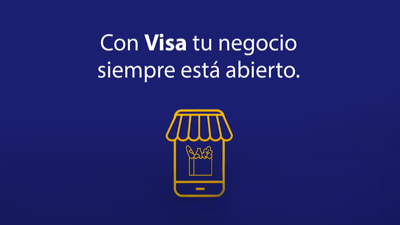Con Visa tu negocio siempre está abierto.